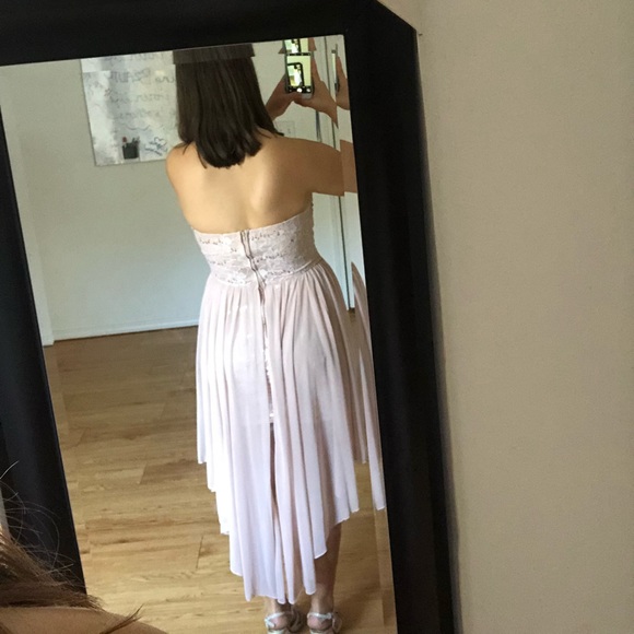 Nude pink formal dress - Picture 3 of 4